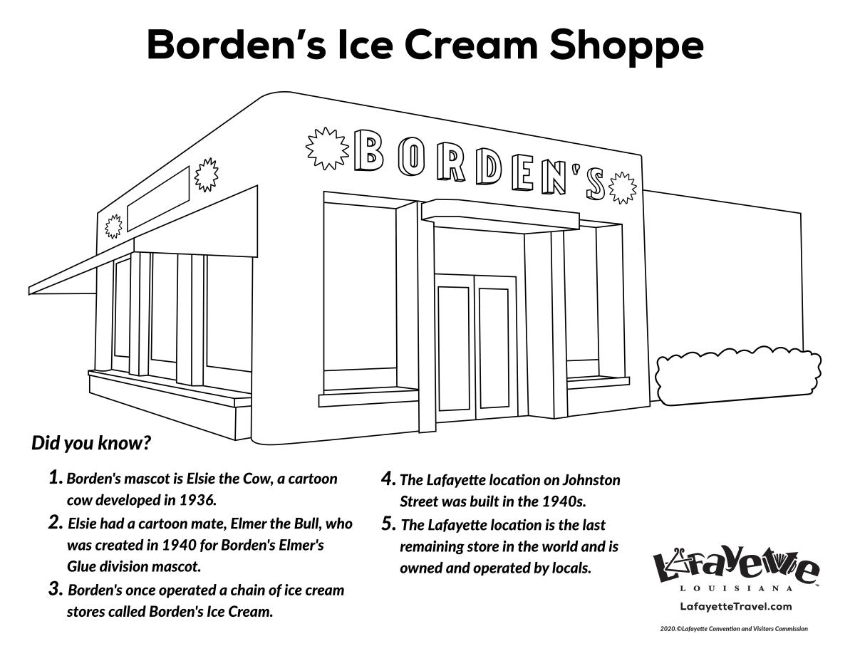 Borden's Coloring Sheet