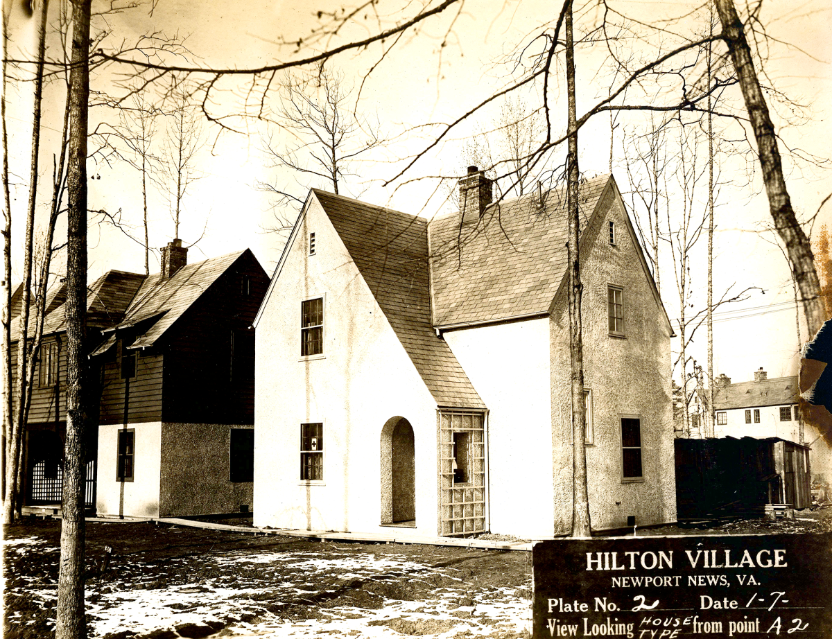 Hilton Village house - historical photo