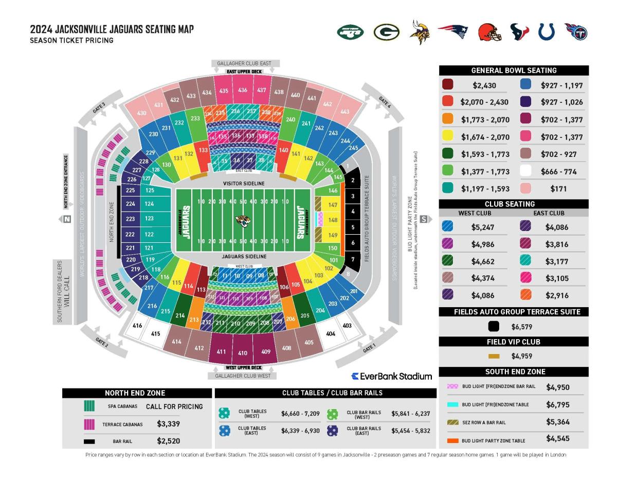 Everbank seating map