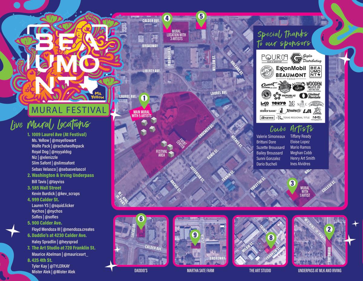 Mural Fest 2024 Map
