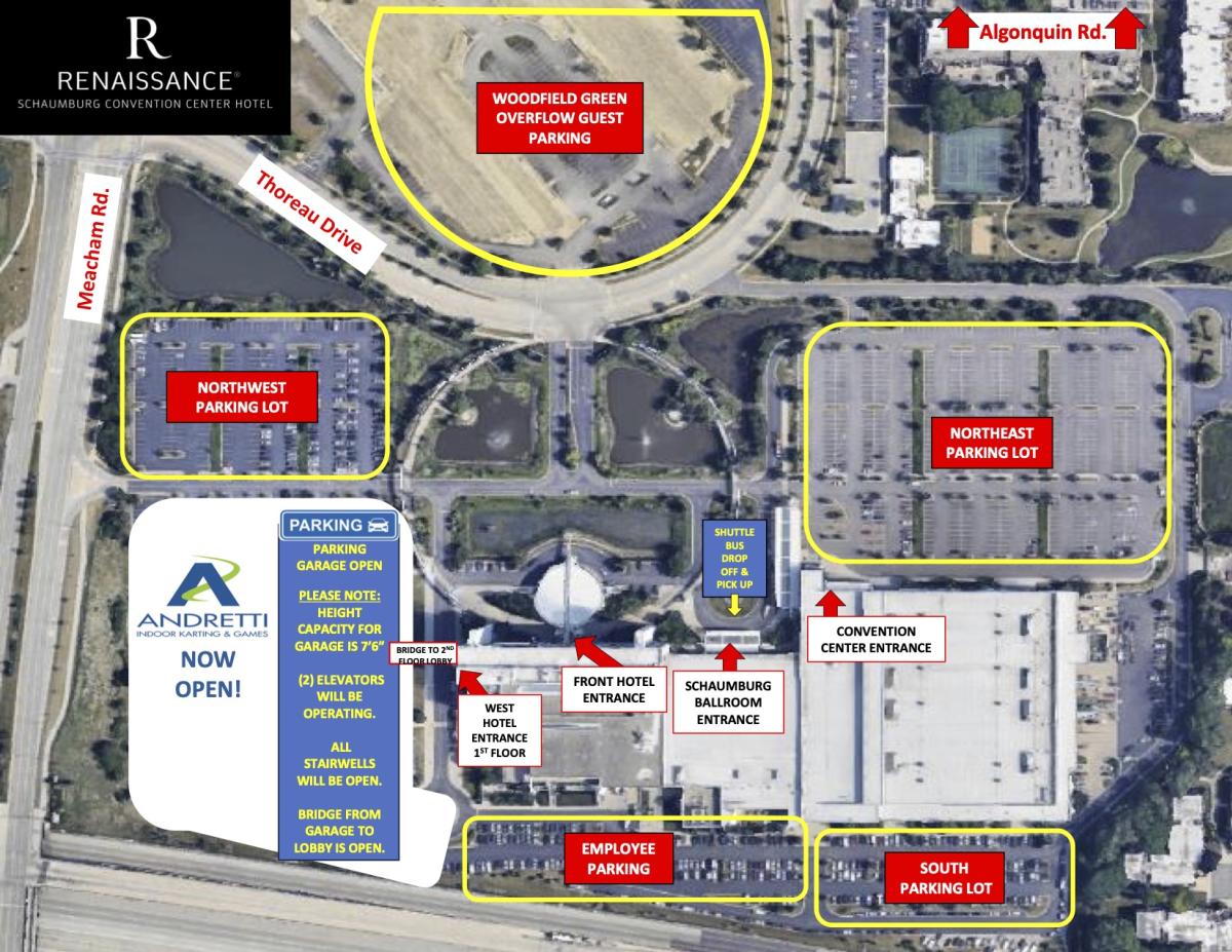 Renaissance Parking Map