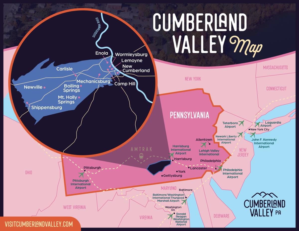 Cumberland Valley Map
