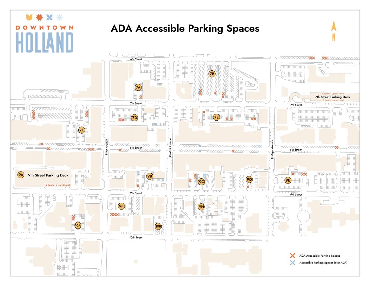 Downtown Holland ADA Parking
