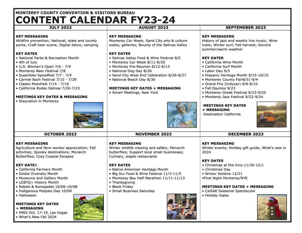 Content Calendars