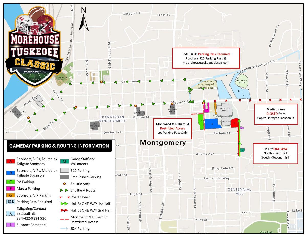 Morehouse/Tuskegee Classic Shuttle Info