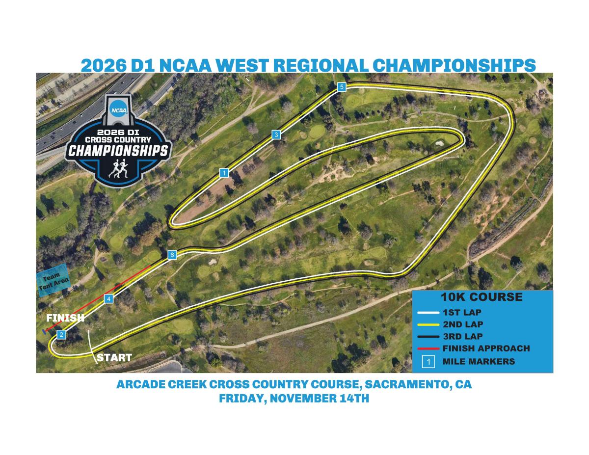 2026 DI XC Course Map - 10K