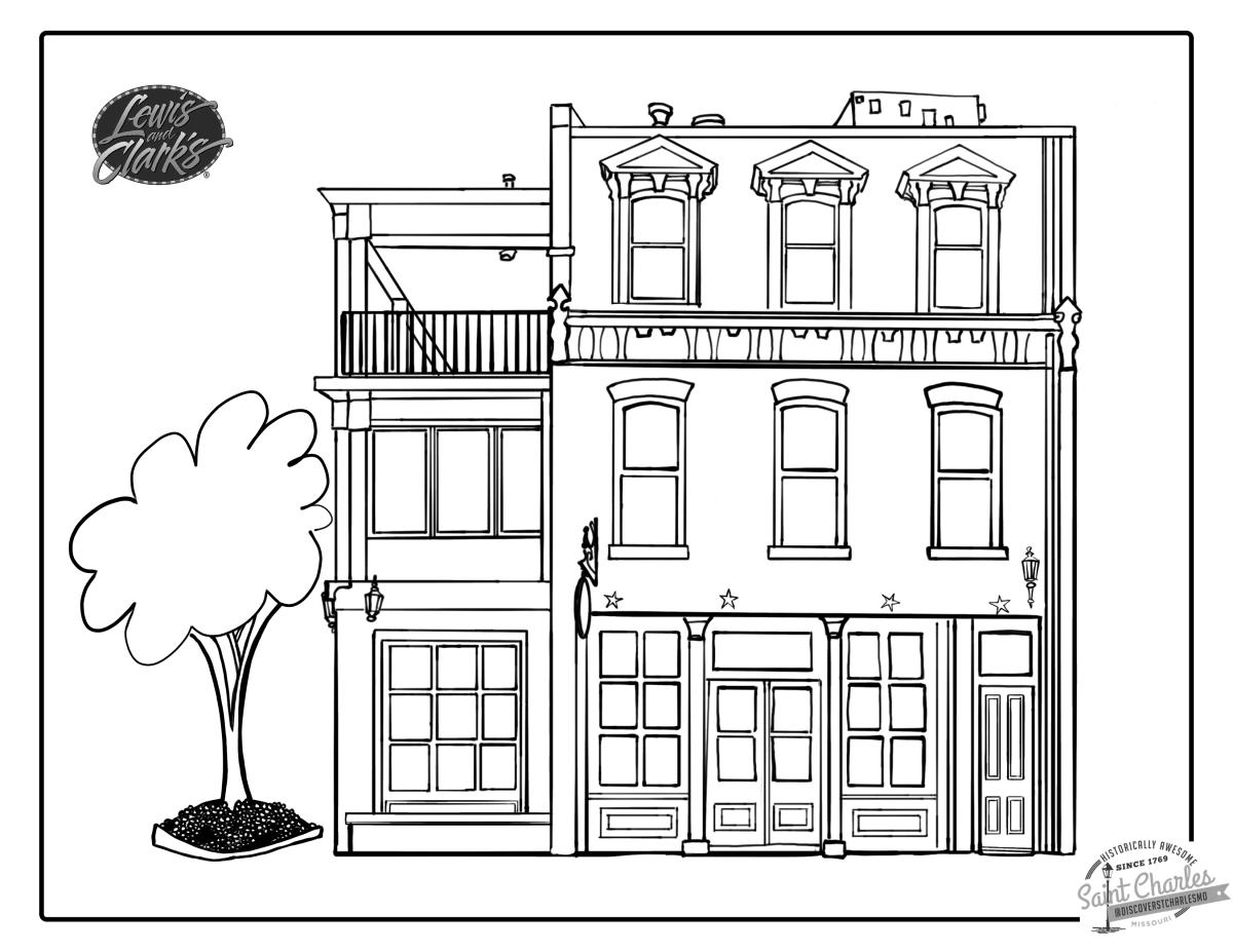 Lewis & Clarks Coloring Page