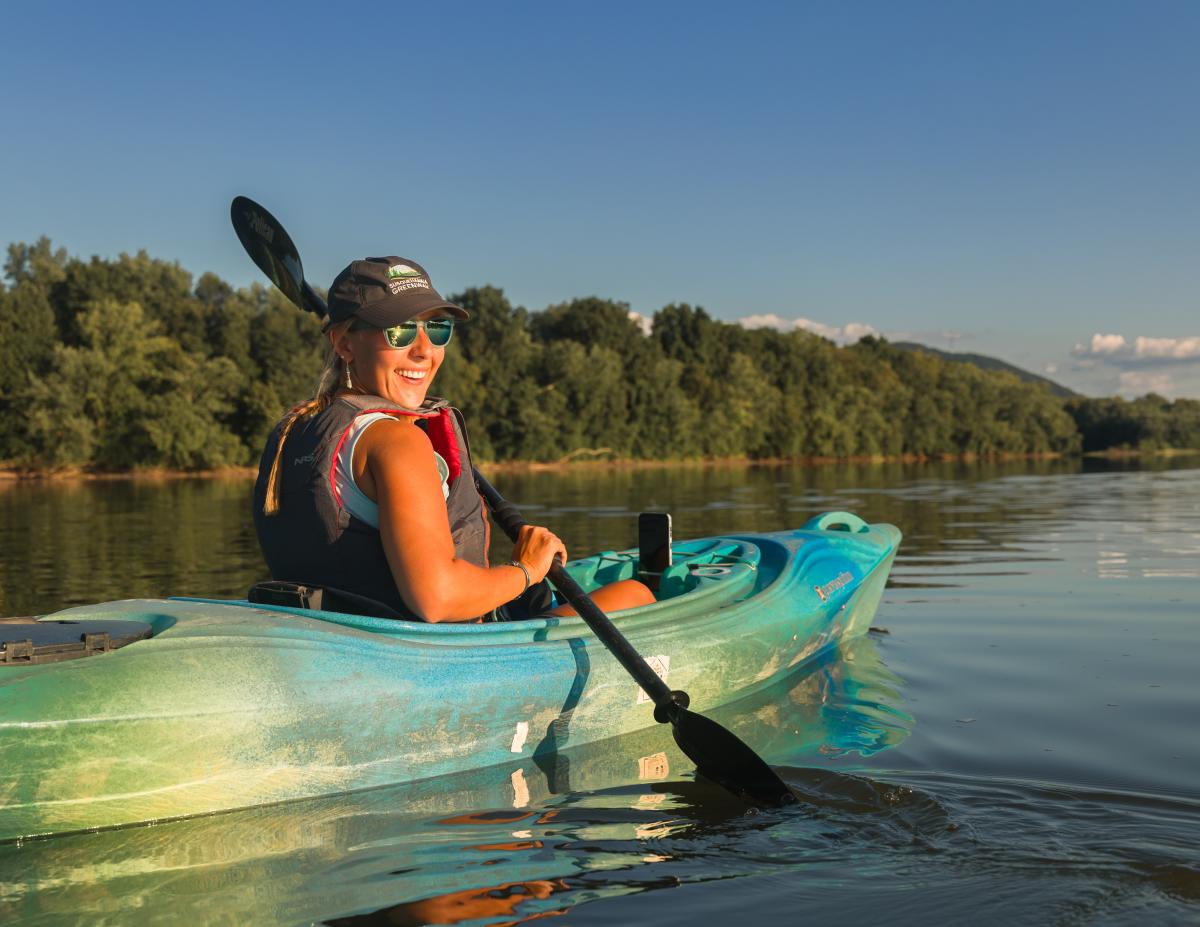 Kayaking on Susquehanna River