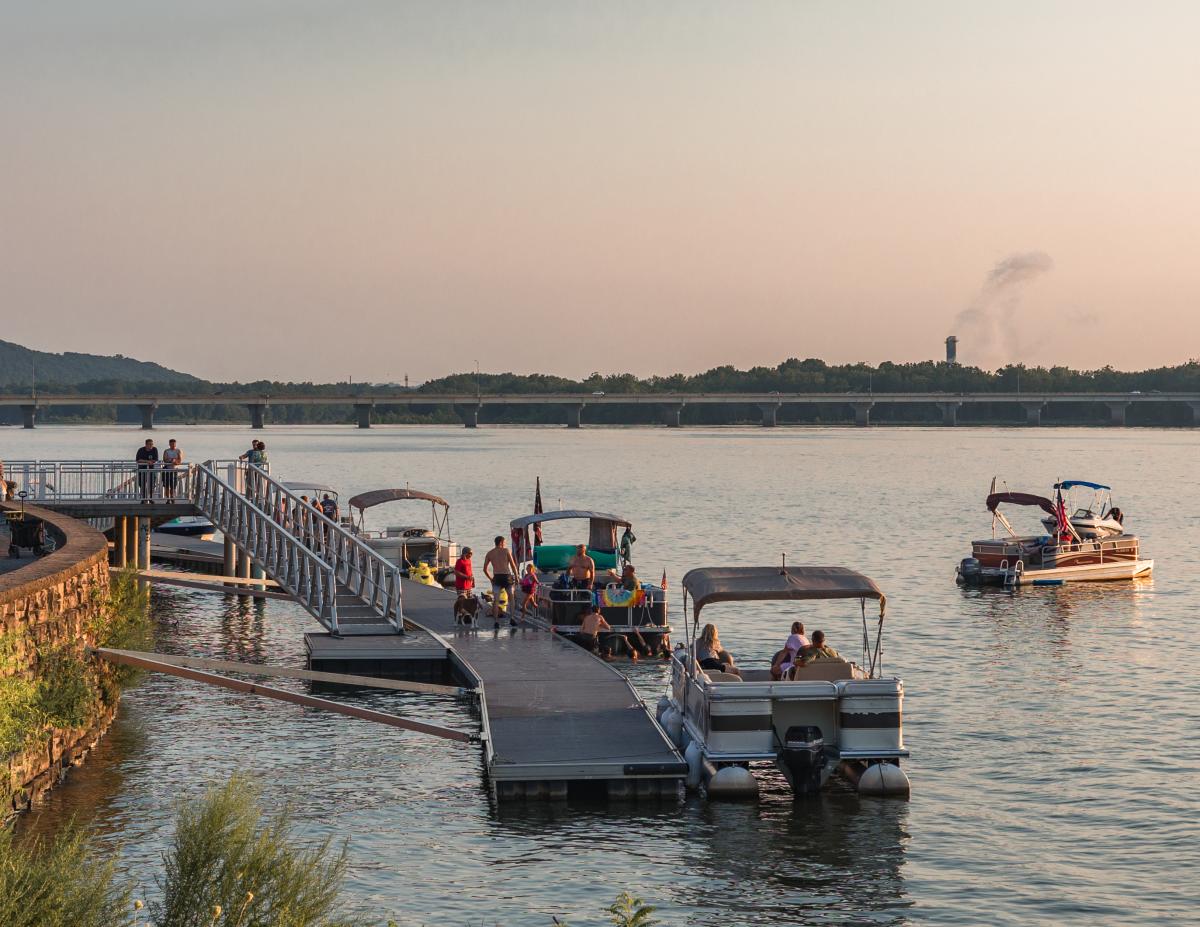 Lake Augusta boating