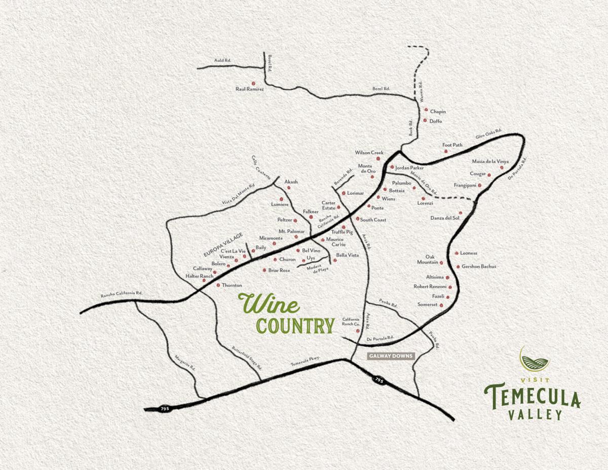 Wine Country Map Sept 2025