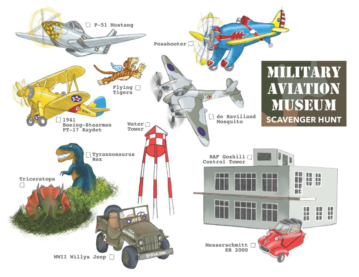 Military Aviation Museum Scavenger Hunt