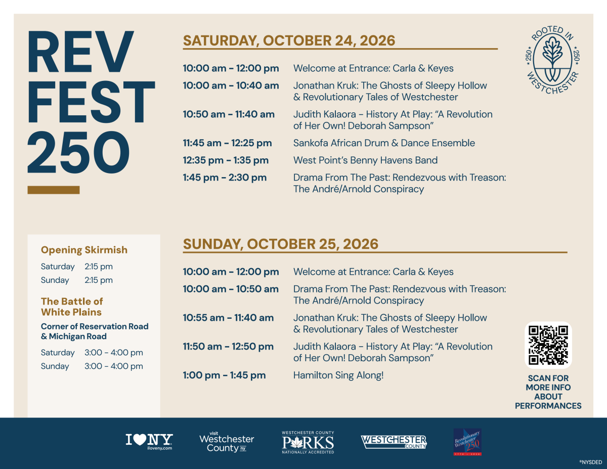 A schedule of events for REV FEST 2026.