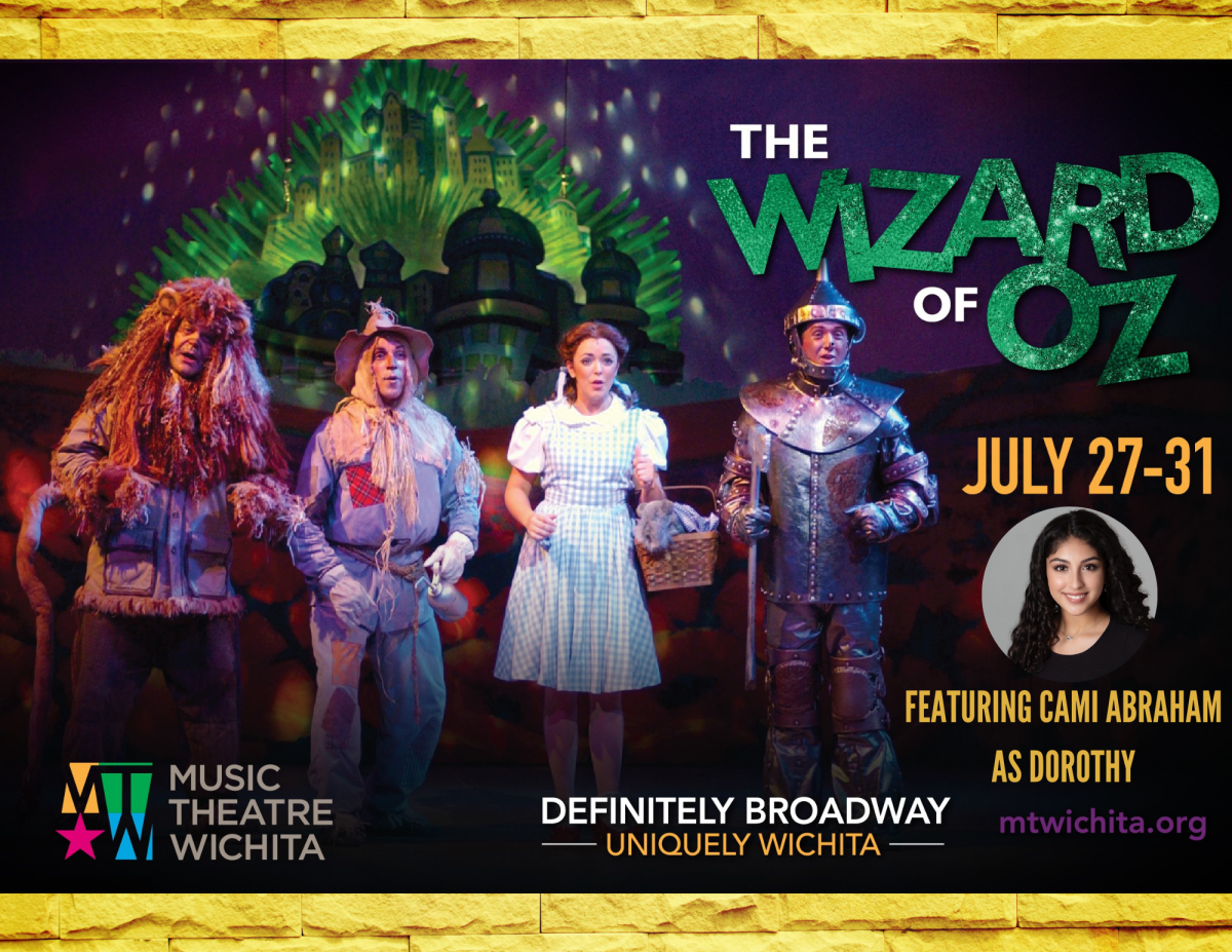 Actors cast in Music Theater Wichita's production of The Wizard of Oz perform on stage