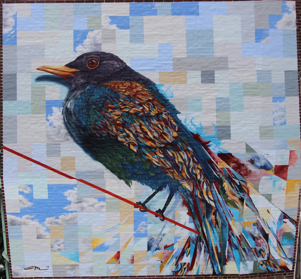 Allentown Mural - 'Bird on a Wire (2017)'