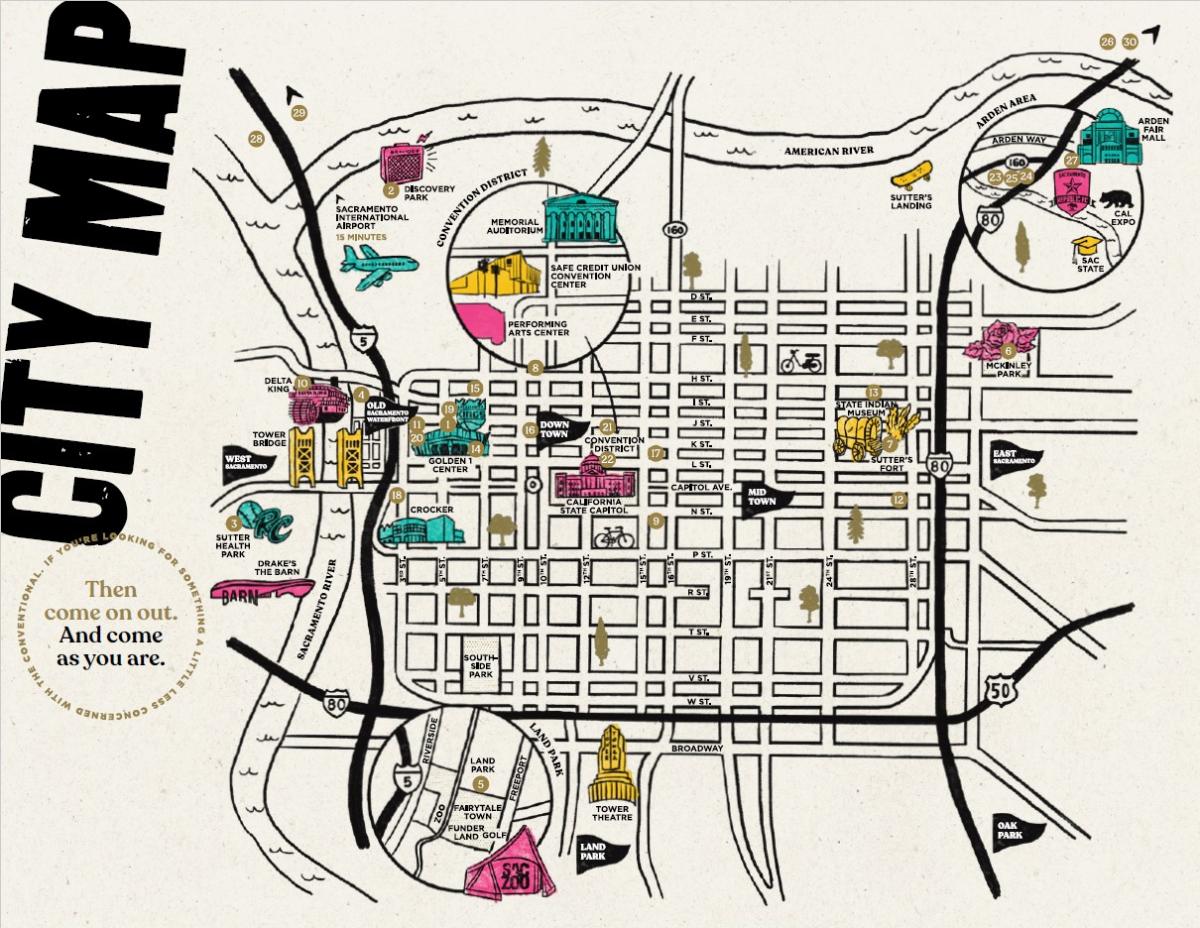 Visitors Guide Map Summer 2024
