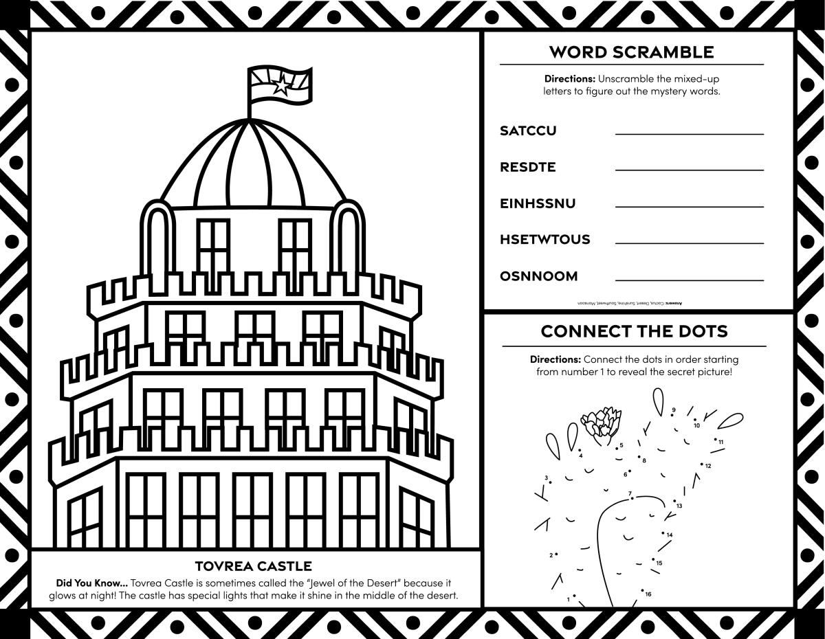 Coloring and Activity Pages - Visit Phoenix 2