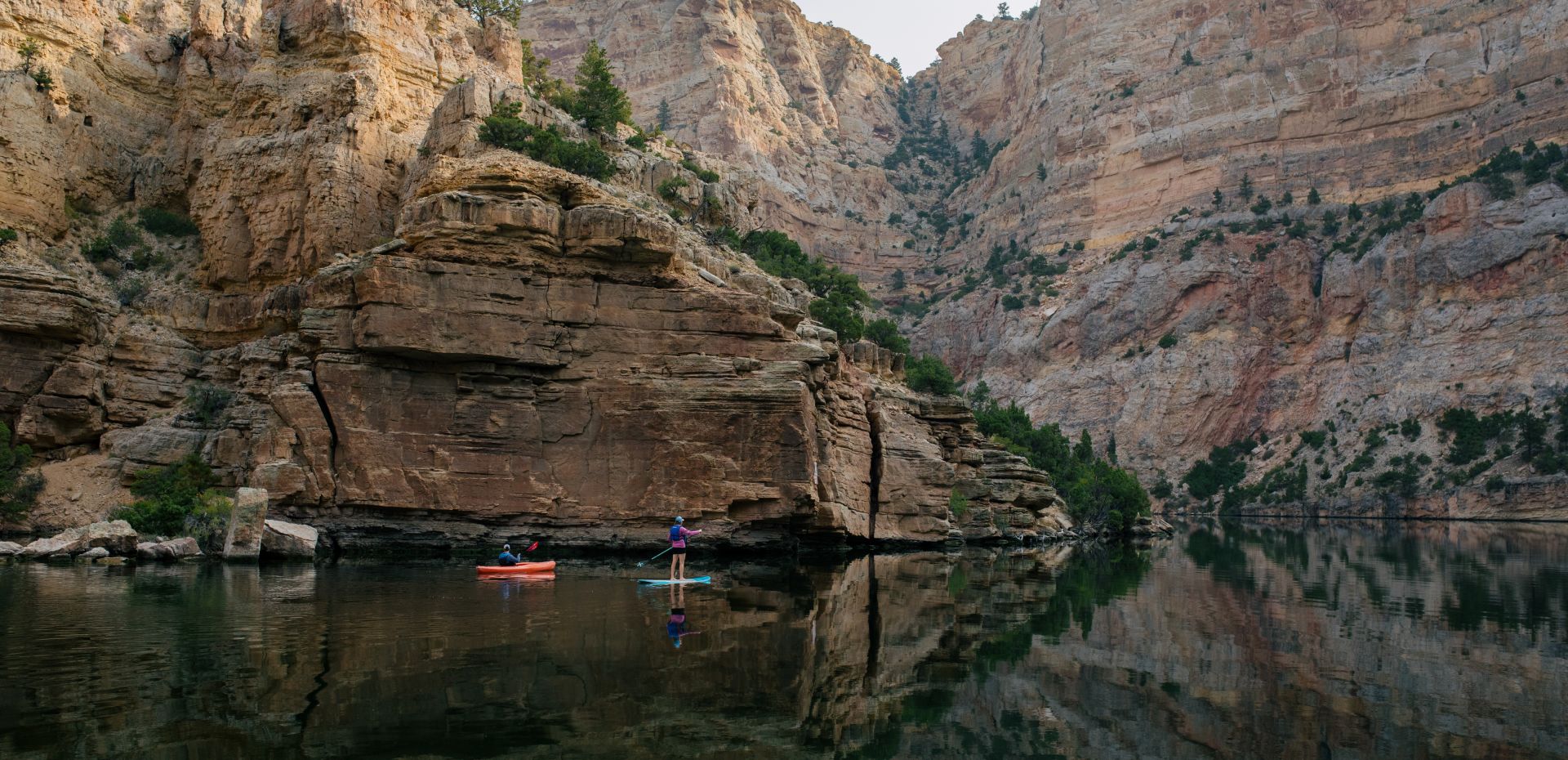 Kayaking Fremont Canyon