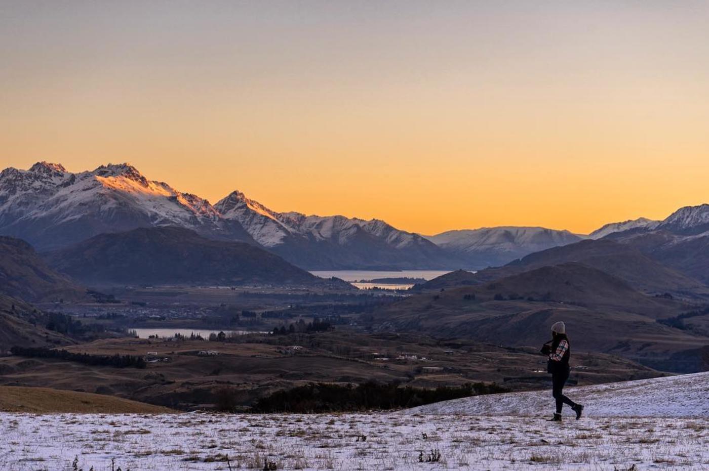 Hiking Tobin's Track in Winter, Arrowtown