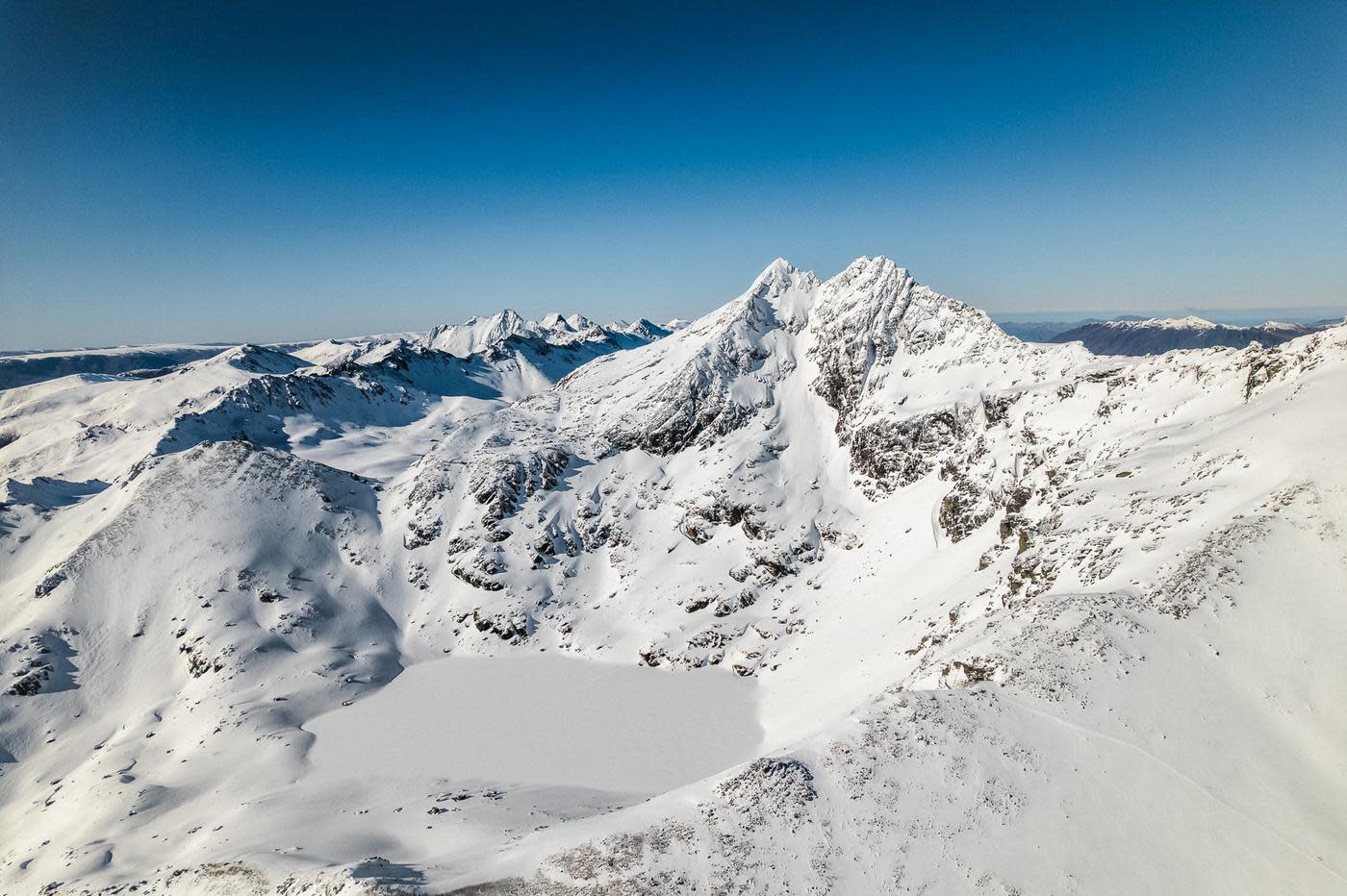Aerial view of The Remarkables Ski Area