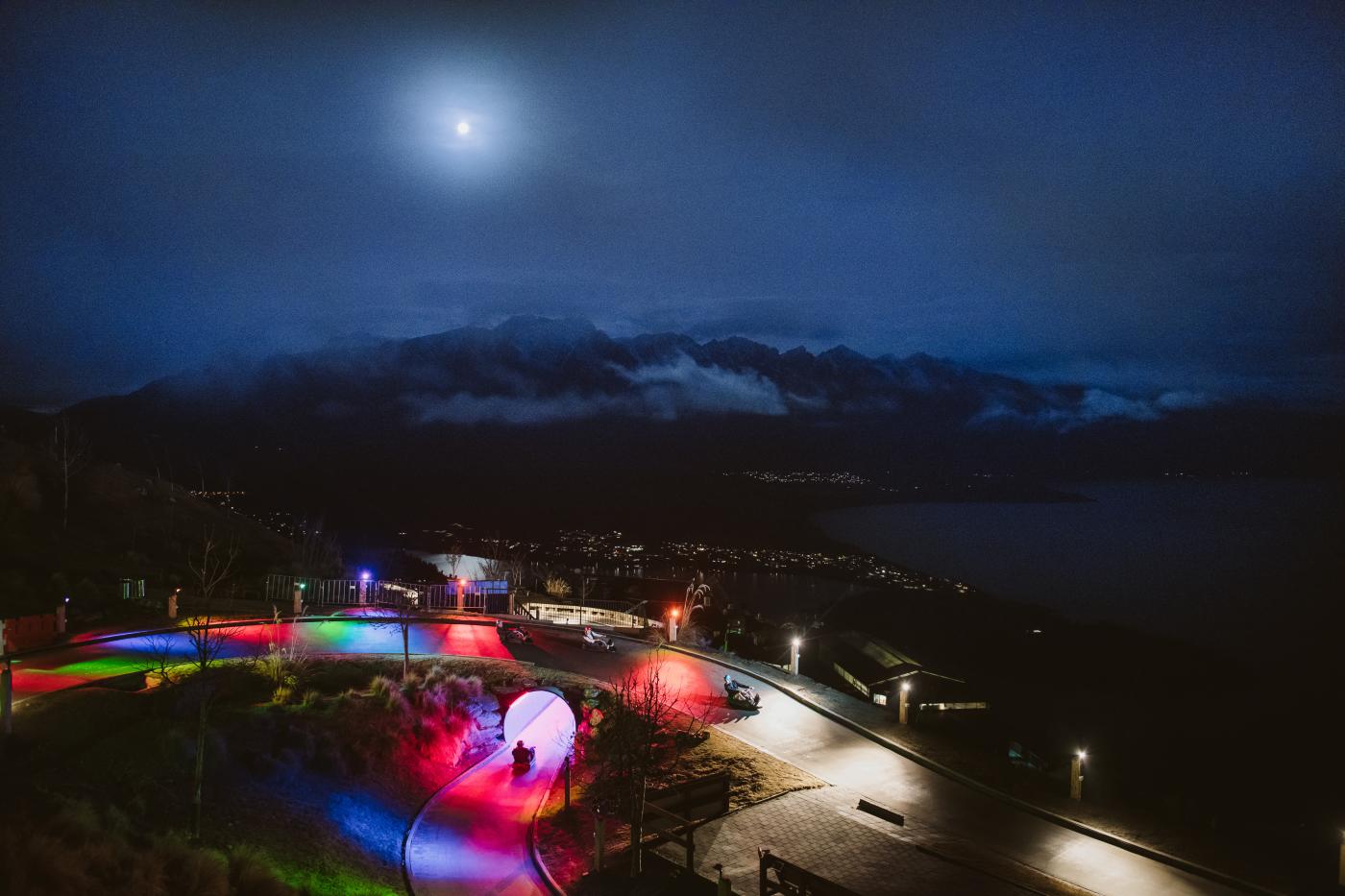 Skyline Queenstown Night Luge in Winter