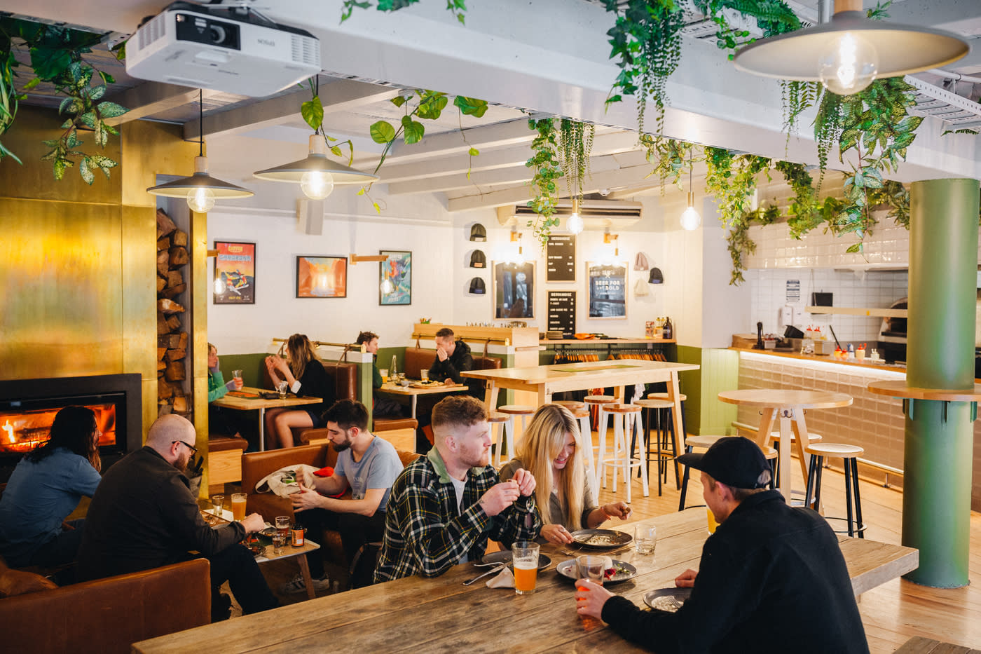 Interior of Canyon Brewing Restaurant