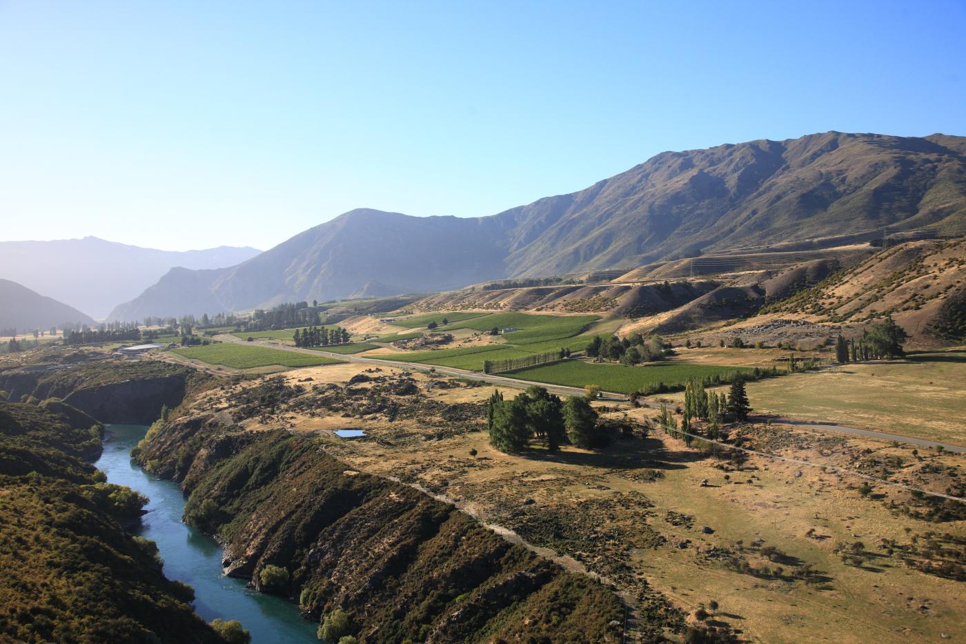 Gibbston Valley Station aerial view