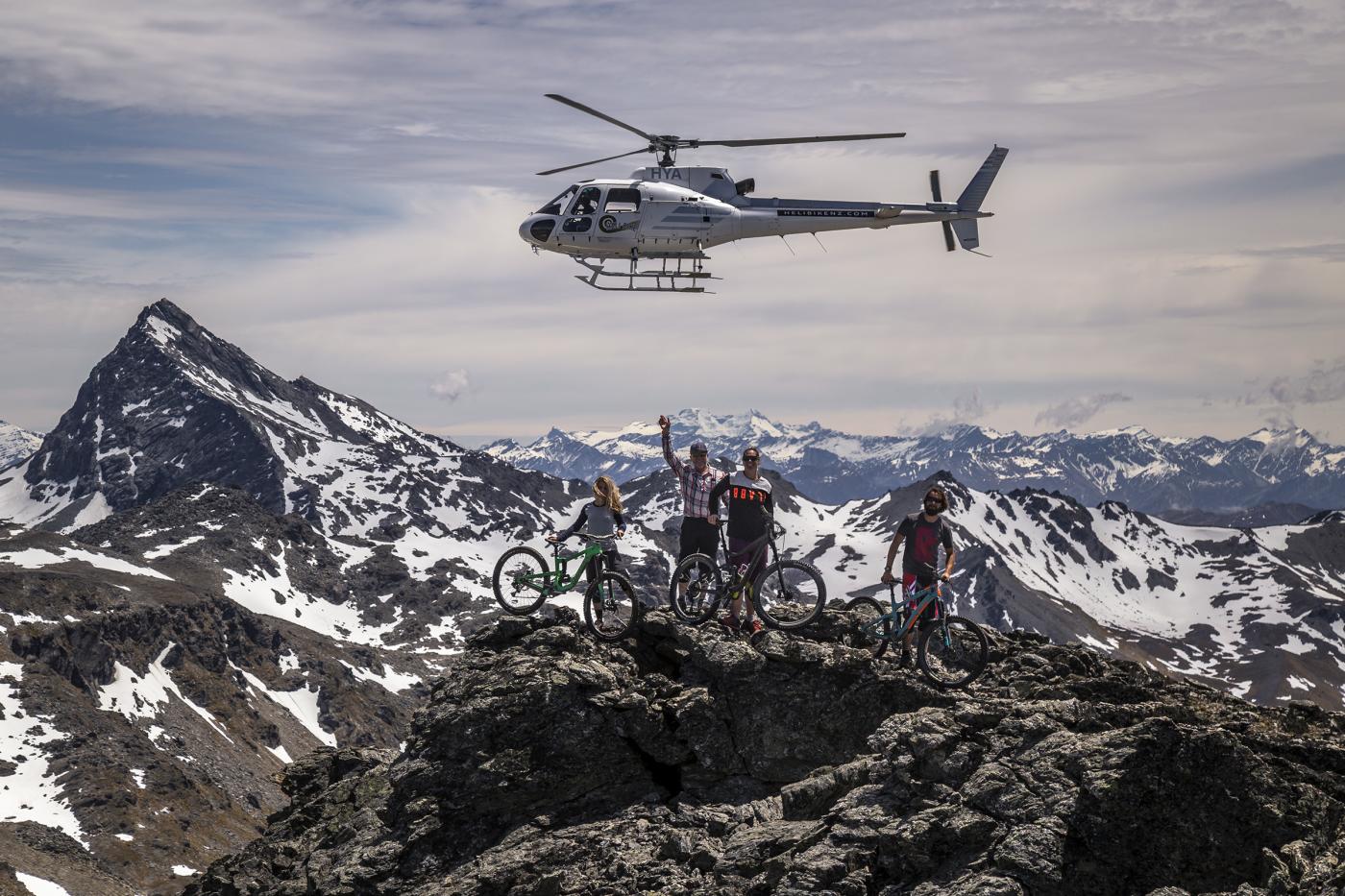 Heli-biking The Remarkables with HeliBikeNZ