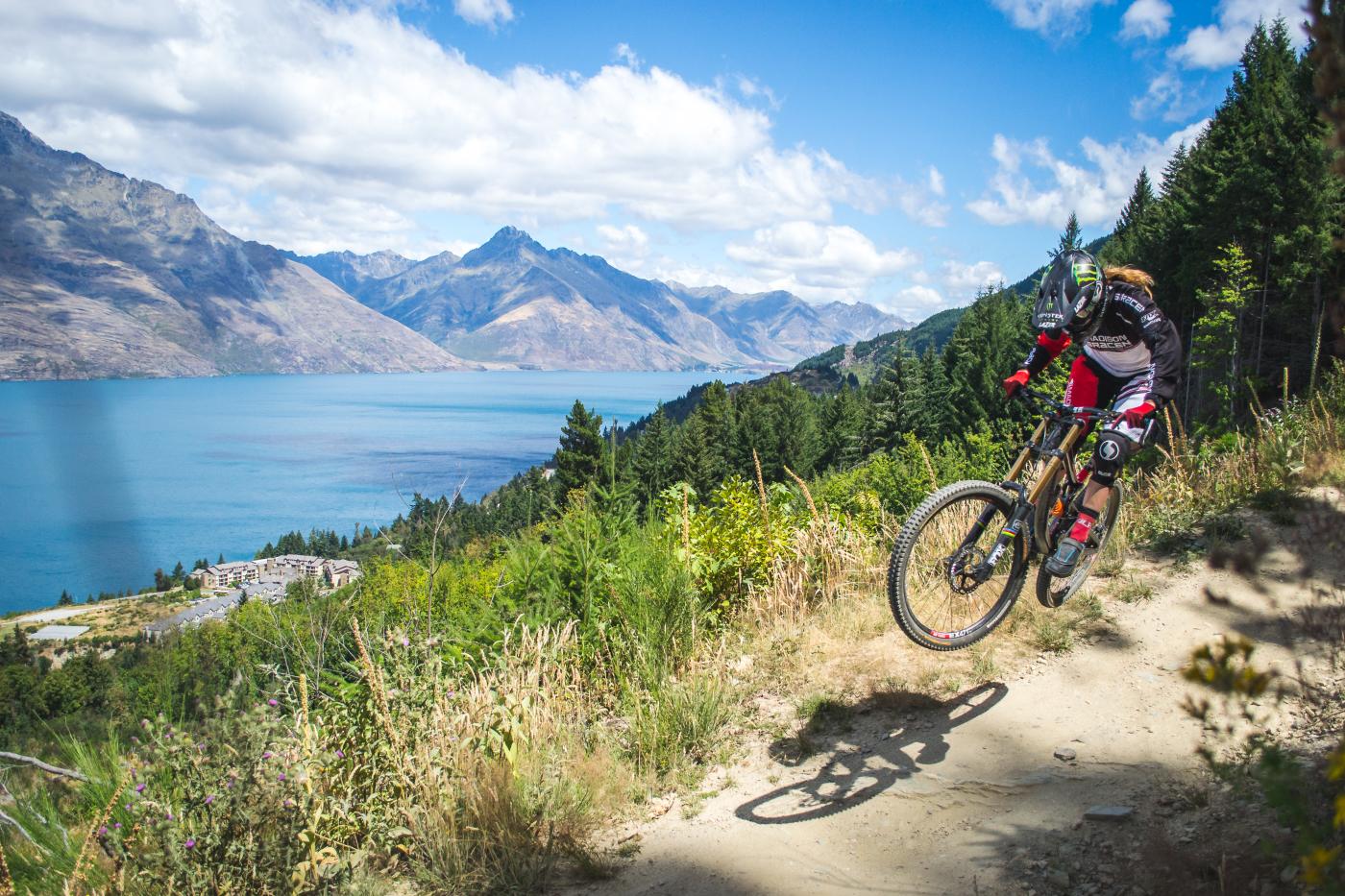 MTB Rider at Skyline Bike Park Queenstown