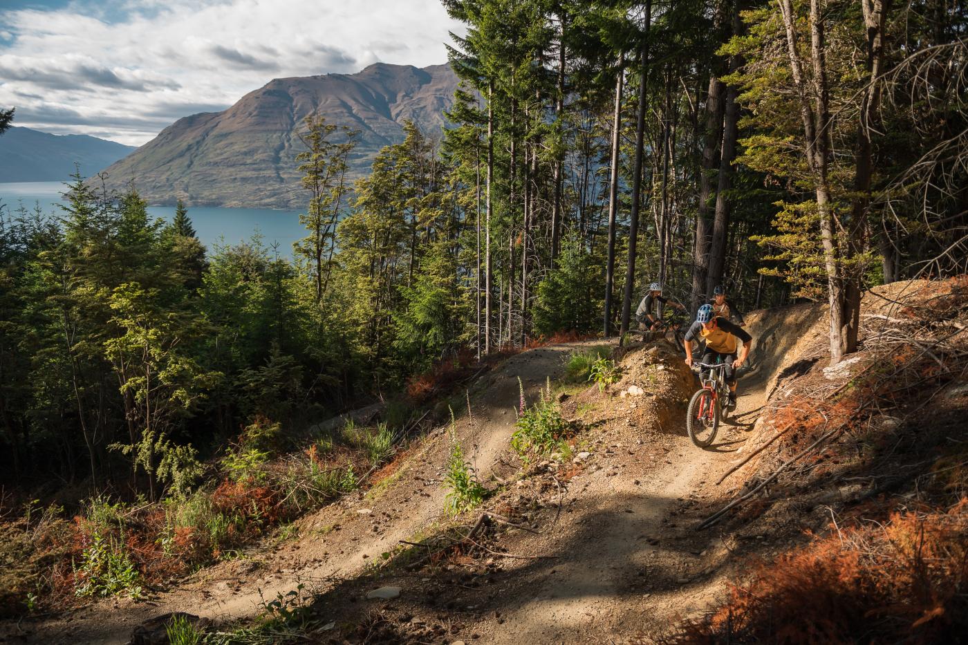 Riding McNearly Gnarly at Queenstown Bike Park