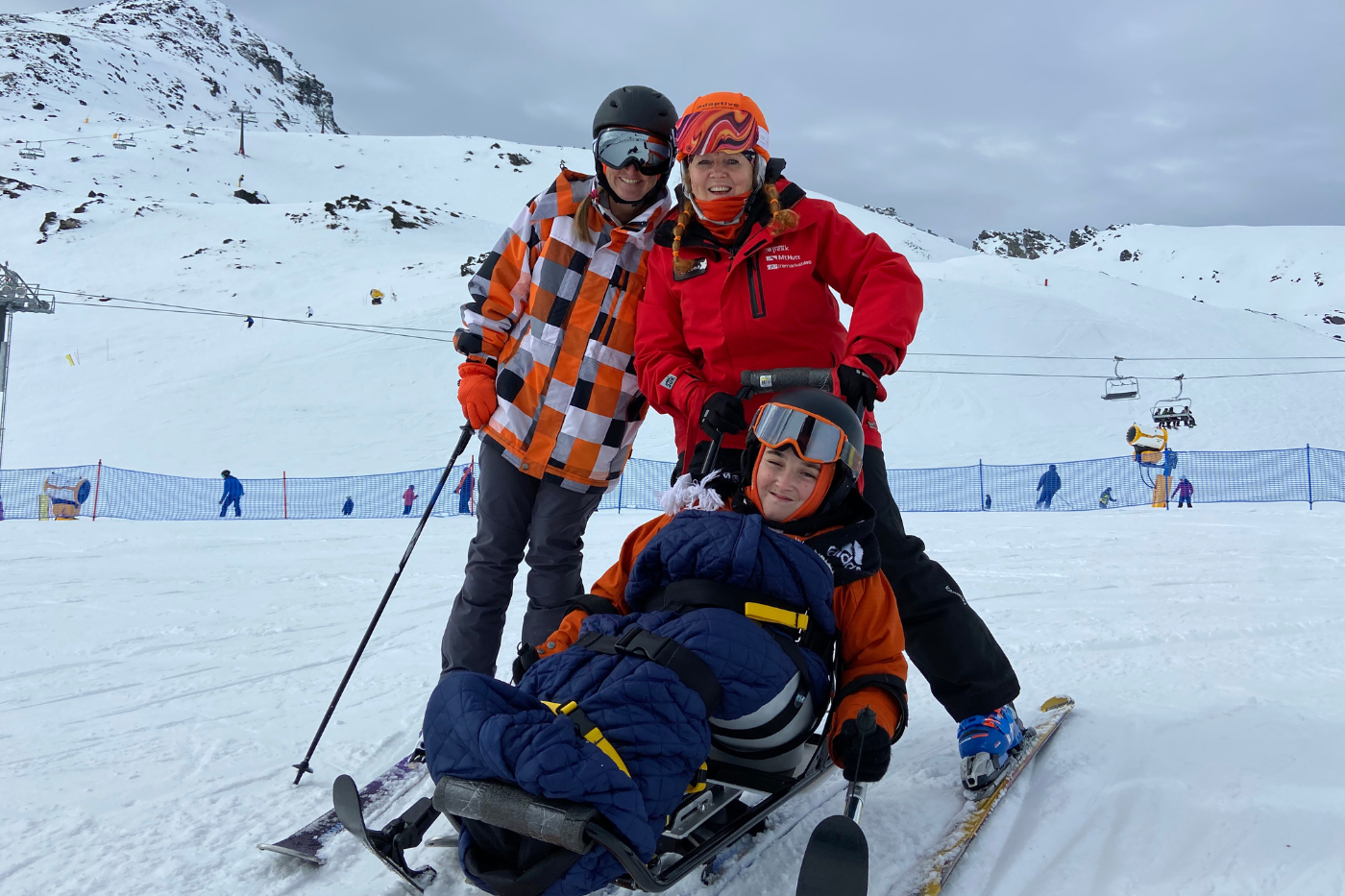 Sheena instructing a lesson at The Remarkables