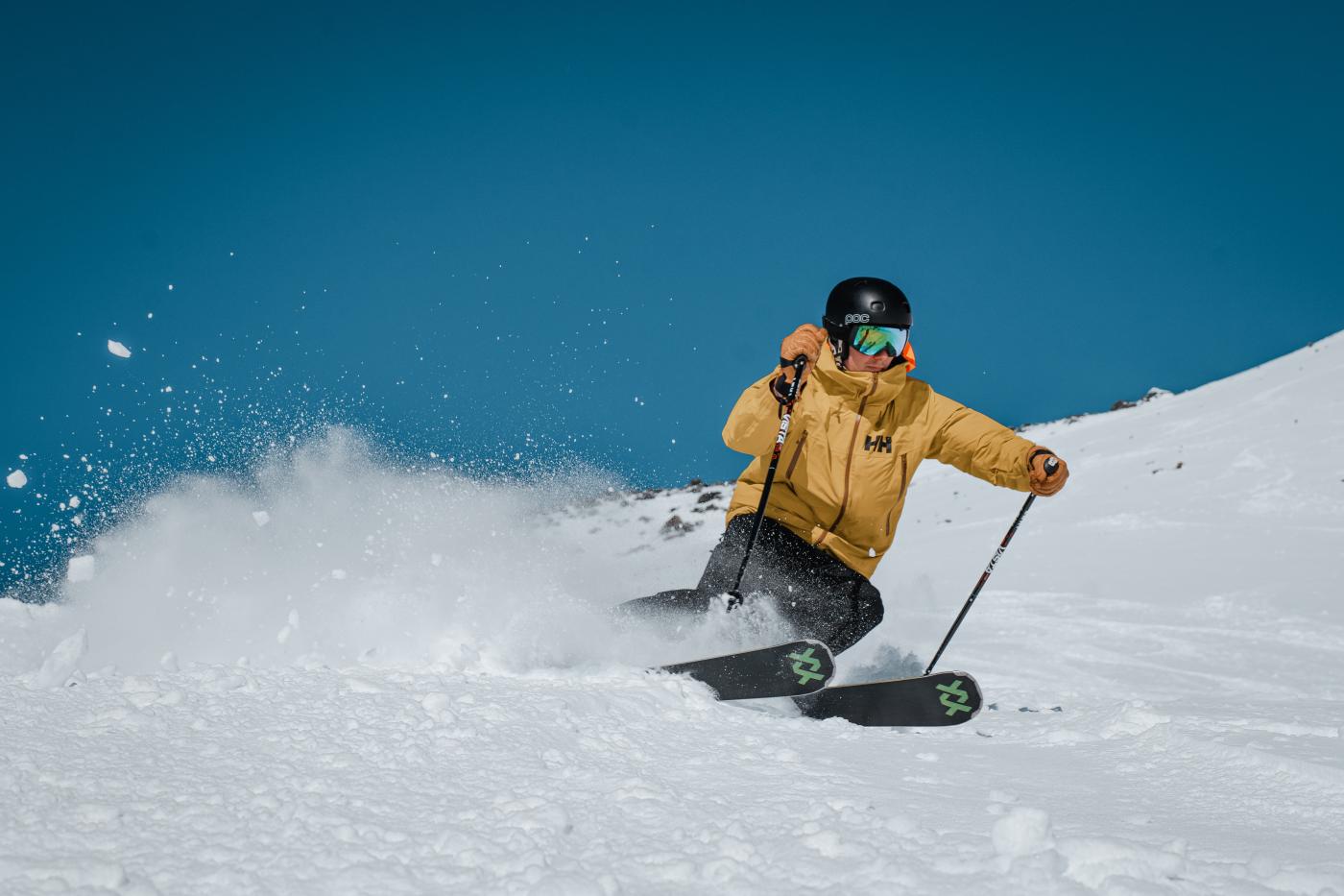 Spring skiier at The Remarkables