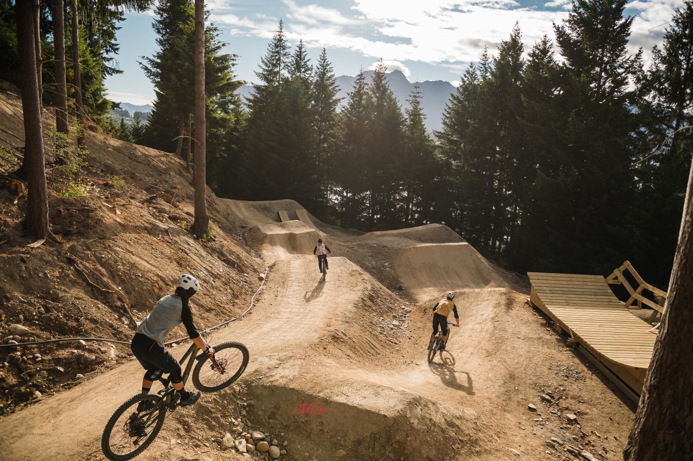 Wynyard Bike Park jump lines, Queenstown