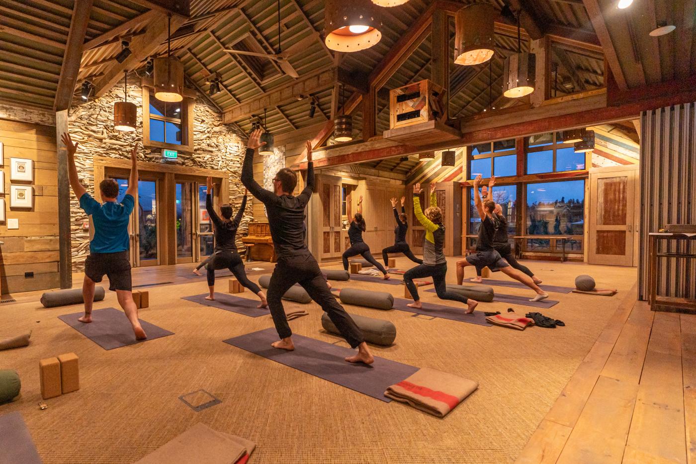 Yoga at Camp Glenorchy