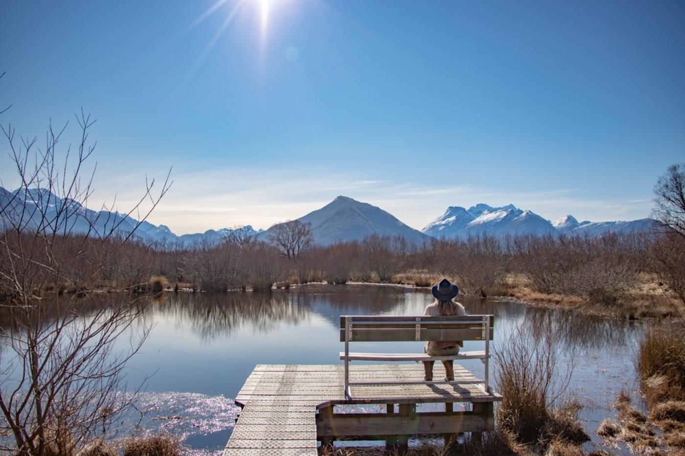 Glenorchy Lagoon Walkway in winter