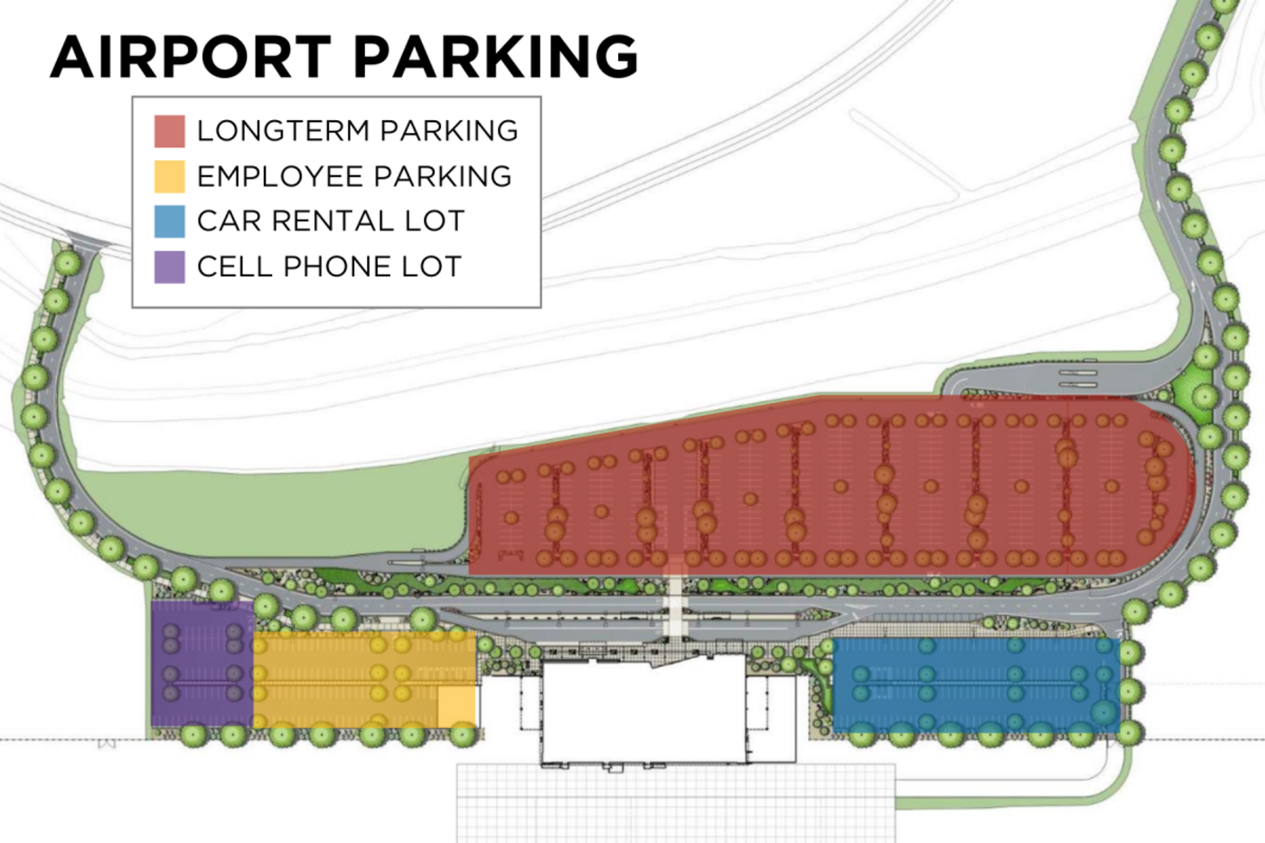 Provo Airport Parking Map