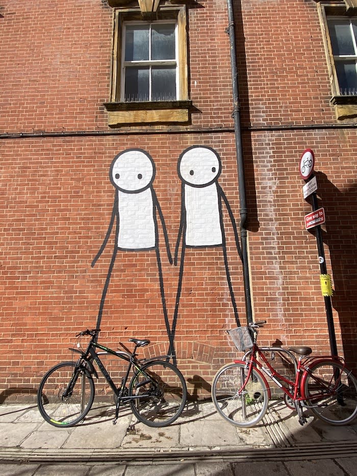 Stick People street art, Chichester