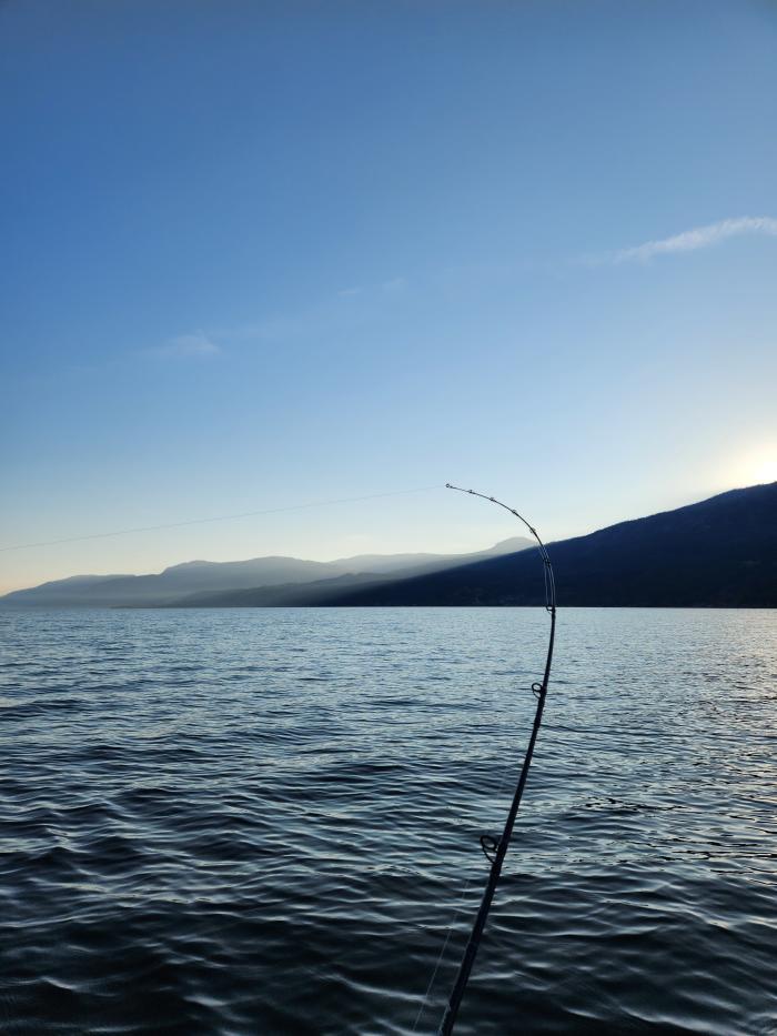 Fishing on Okanagan Lake