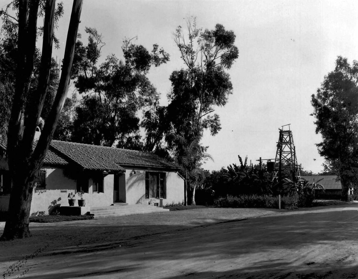 Built in 1929, the Agricultural Headquarters replaced the Early Office as the administrative center of the Irvine Ranch.