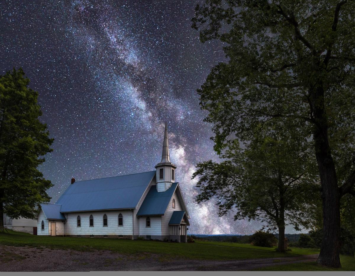 Linda Seanor, 2nd Place, Places Category, Johnson Church, COnfluence