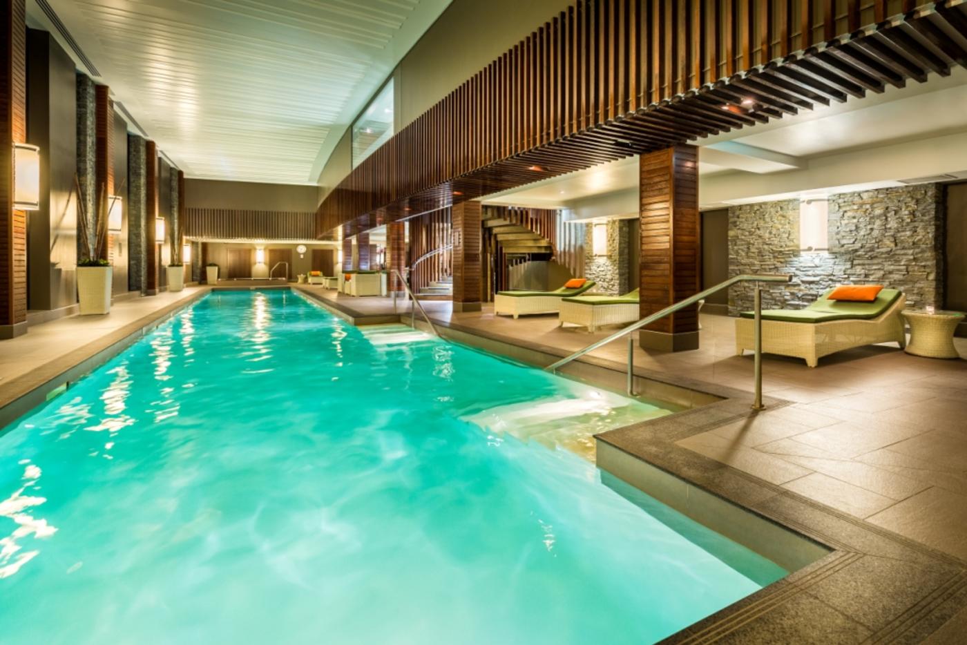 Indoor Swimming Pool at Eforea Spa, Hilton