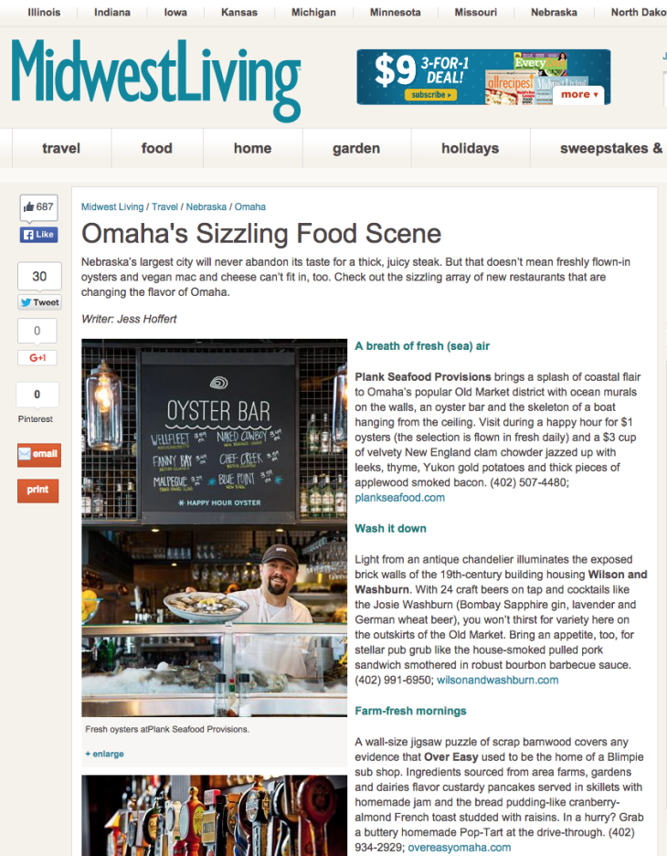 Omaha's Sizzling Food Scene