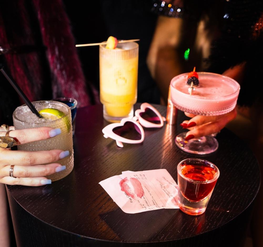 Cocktails at Fat Cat's lounge