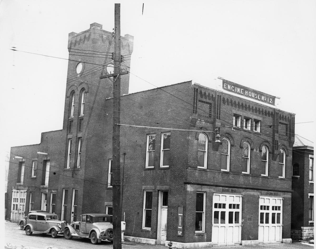 Original Engine House #12, now home to Gemut Biergarten