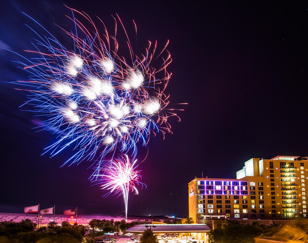 Agua Caliente Resort Spa Fireworks
