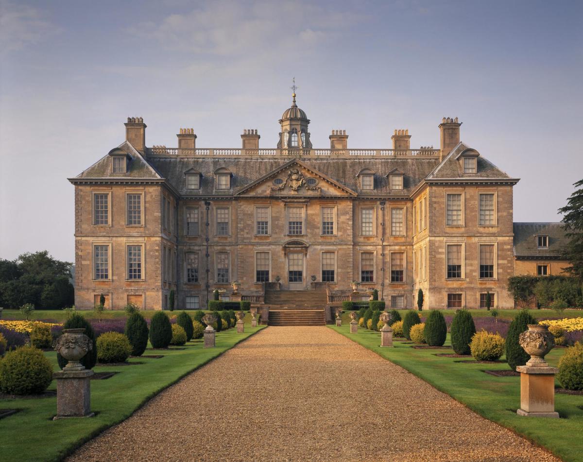a full frame view of Belton House, Lincolnshire