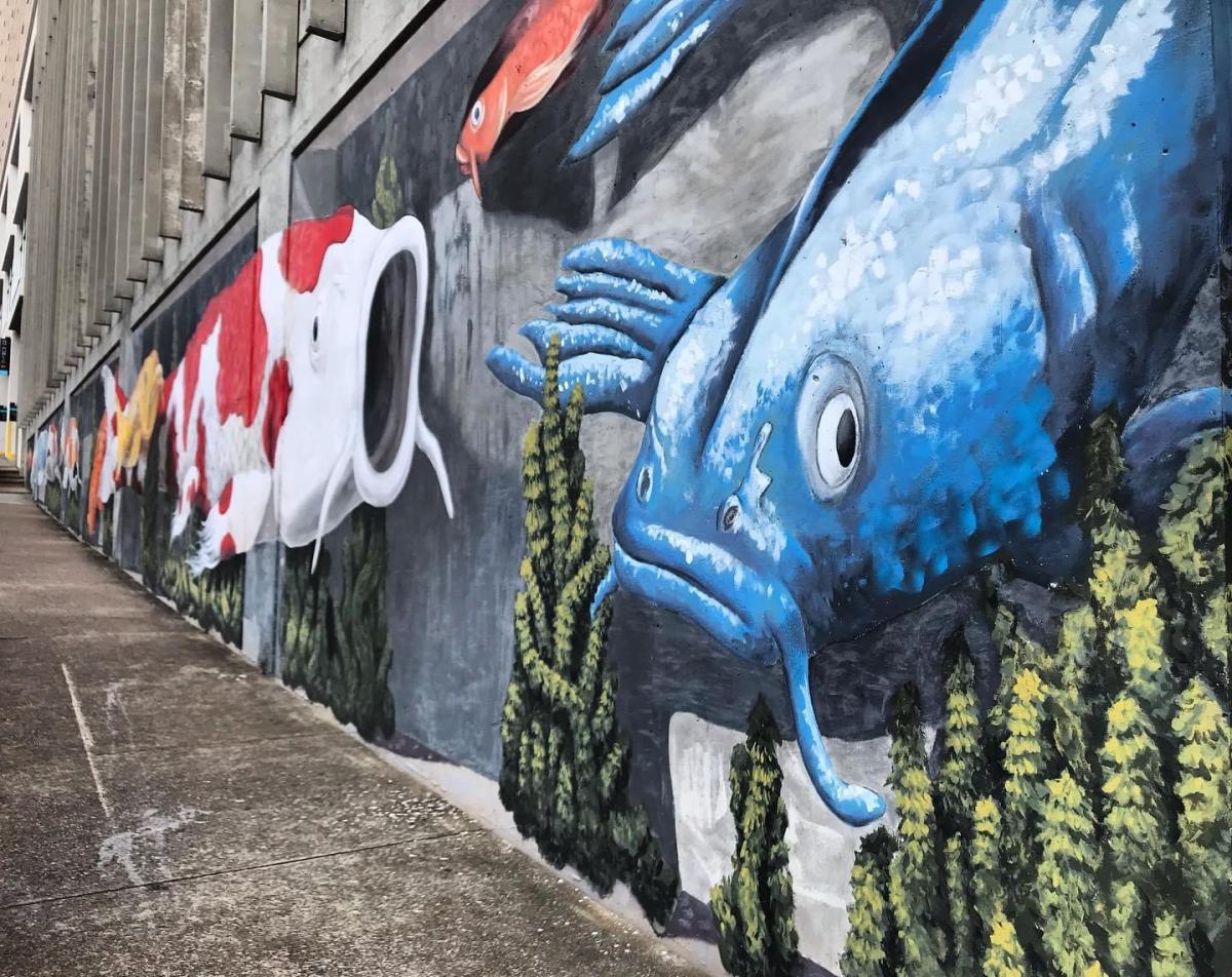 huntsville fish mural