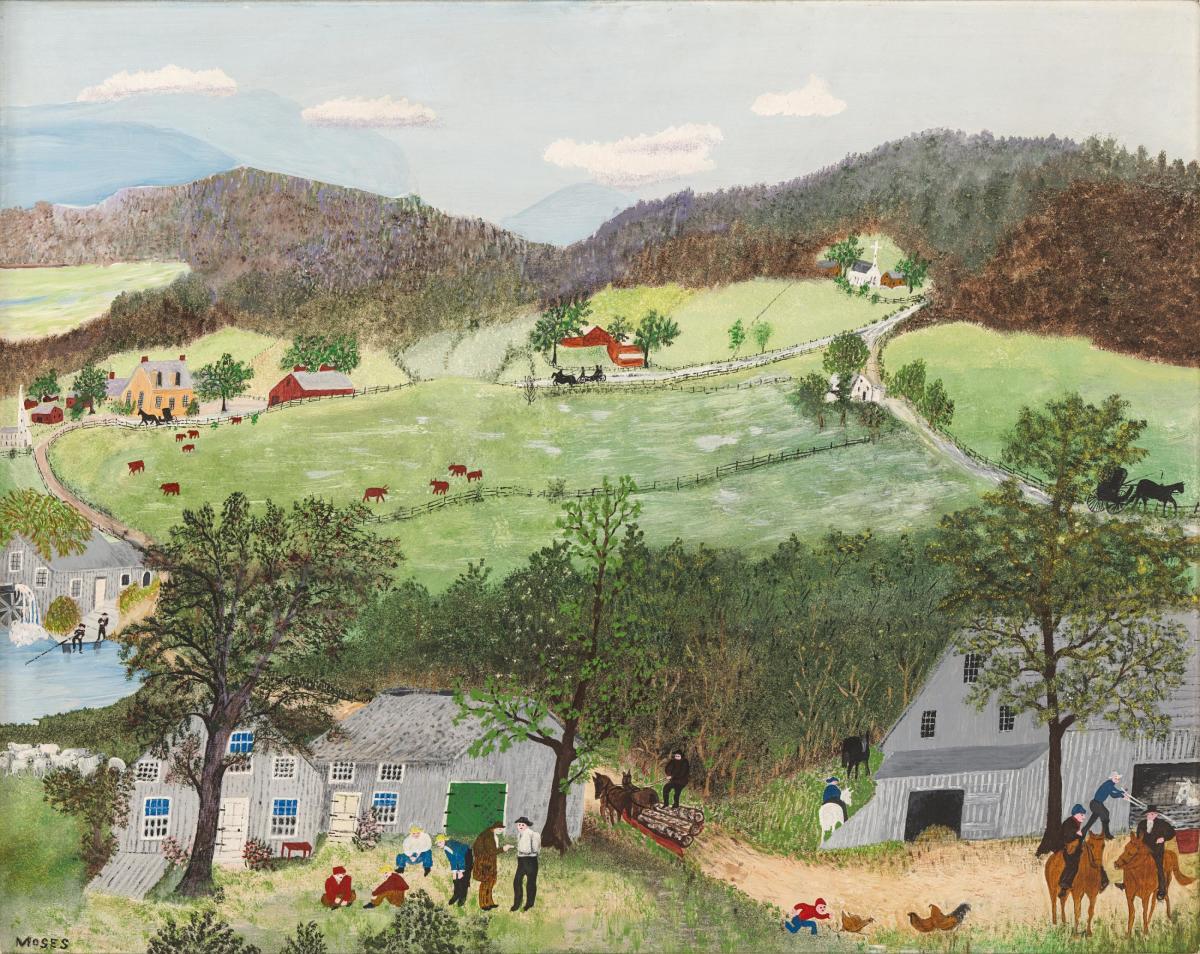 Grandma Moses, We Are Resting