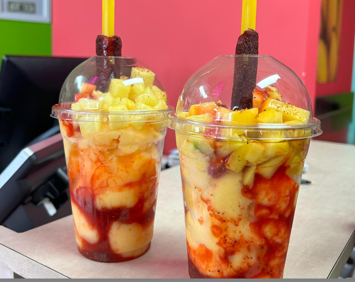 two mangoanadas at La Michoacana