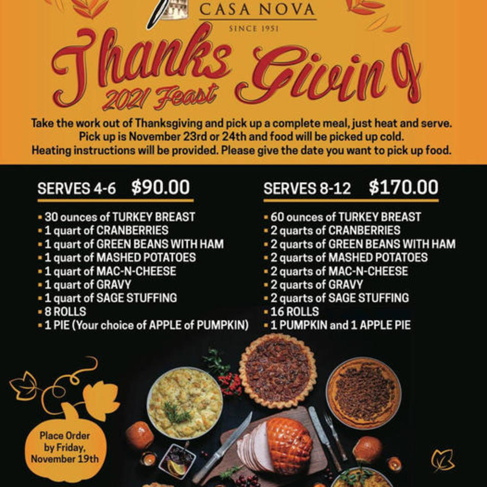 Greater Lansing Thanksgiving Meals