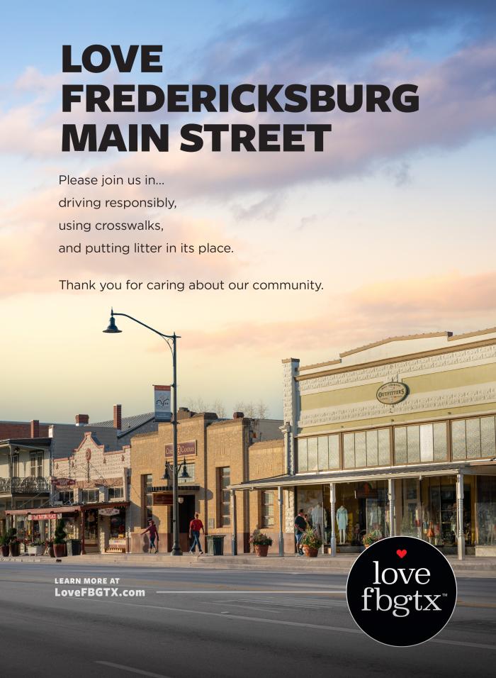 Love Fredericksburg Main Street Ad Update